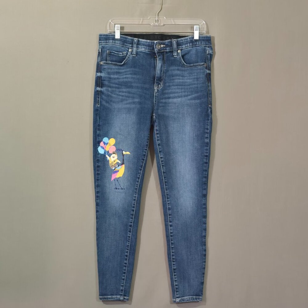 Torrid Disney Pixar Up Russell Kevin Sky High Skinny Jeans Womens 12 Stretch